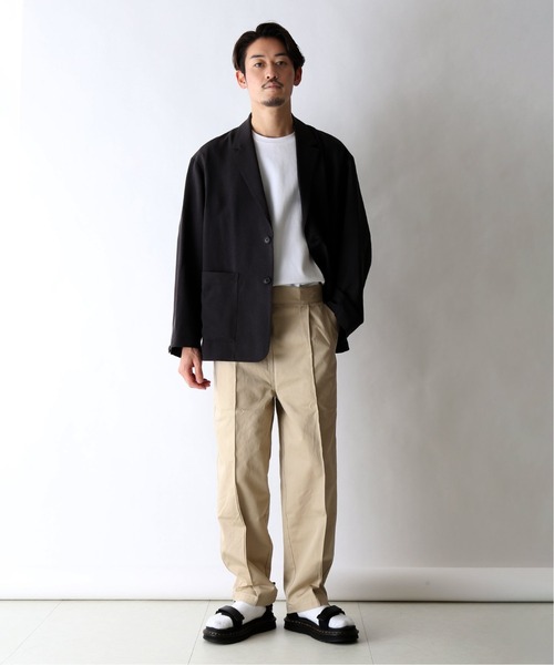 JOURNAL STANDARD（ジャーナルスタンダード）の「【SEGMENT×JOURNAL STANDARD】別注 ベルクロ RELAX PANTS（チノパンツ・メンズ・ブラック/ベージュ・MEDIUM/SMALL/LARGE）」の5枚目の写真
