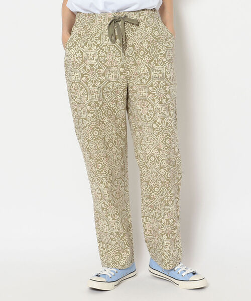 MANASTASH(マナスタッシュ)の「MANASTASH/マナスタッシュ W-s JAIPUR PANTS リラックス 柄パンツ(その他パンツ・レディース・ネイビー/カーキ/オレンジ/グリーン・MEDIUM)」の1枚目の写真