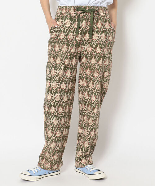MANASTASH(マナスタッシュ)の「MANASTASH/マナスタッシュ W-s JAIPUR PANTS リラックス 柄パンツ(その他パンツ・レディース・ネイビー/カーキ/オレンジ/グリーン・MEDIUM)」の2枚目の写真