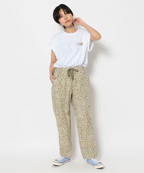 MANASTASH(マナスタッシュ)の「MANASTASH/マナスタッシュ W-s JAIPUR PANTS リラックス 柄パンツ(その他パンツ・レディース・ネイビー/カーキ/オレンジ/グリーン・MEDIUM)」の12枚目の写真