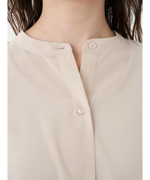 earth music&ecology（アースミュージックアンドエコロジー）の「袖レースシアーチュニック ＊（Tシャツ/カットソー・レディース・ベージュ/サックスブルー/ミント/ブラウン・FREE）」の13枚目の写真