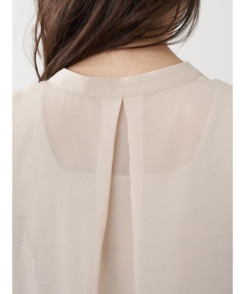 earth music&ecology（アースミュージックアンドエコロジー）の「袖レースシアーチュニック ＊（Tシャツ/カットソー・レディース・ベージュ/サックスブルー/ミント/ブラウン・FREE）」の14枚目の写真