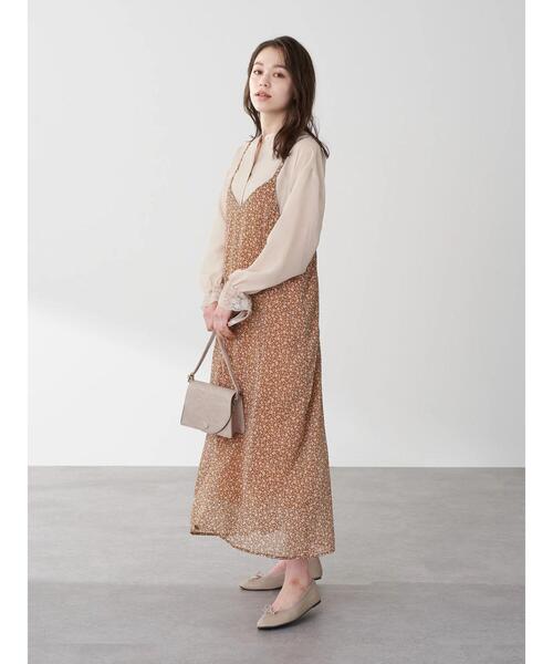 earth music&ecology（アースミュージックアンドエコロジー）の「袖レースシアーチュニック ＊（Tシャツ/カットソー・レディース・ベージュ/サックスブルー/ミント/ブラウン・FREE）」の20枚目の写真