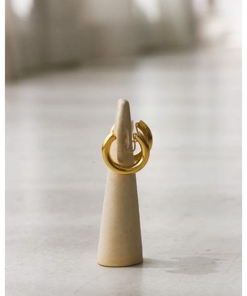 TODAYFUL(トゥデイフル)の「ミドルフープイヤリング(SIlver925)(イヤリング・レディース・シルバー/ゴールド・FREE)」の8枚目の写真