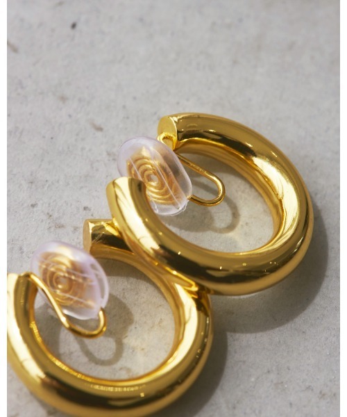 TODAYFUL(トゥデイフル)の「ミドルフープイヤリング(SIlver925)(イヤリング・レディース・シルバー/ゴールド・FREE)」の10枚目の写真