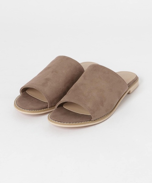 URBAN RESEARCH DOORS（アーバンリサーチドアーズ）の「フラットスエードサンダル（サンダル・レディース・マスタード/ホワイト系その他/グレー系その他・MEDIUM/LARGE）」の20枚目の写真