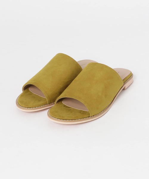 URBAN RESEARCH DOORS（アーバンリサーチドアーズ）の「フラットスエードサンダル（サンダル・レディース・マスタード/ホワイト系その他/グレー系その他・MEDIUM/LARGE）」の8枚目の写真