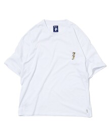 FREAK'S STORE（フリークスストア）の「SAUVENIR×COBMASTER/サウベニア×コブマスター サウナベアー 刺繍Tシャツ/ワンポイントロゴ シシュウ（Tシャツ/カットソー）」