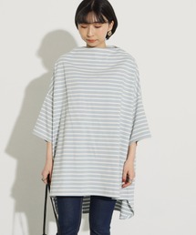 Factor= | バスクボーダーチュニック(Tシャツ/カットソー)