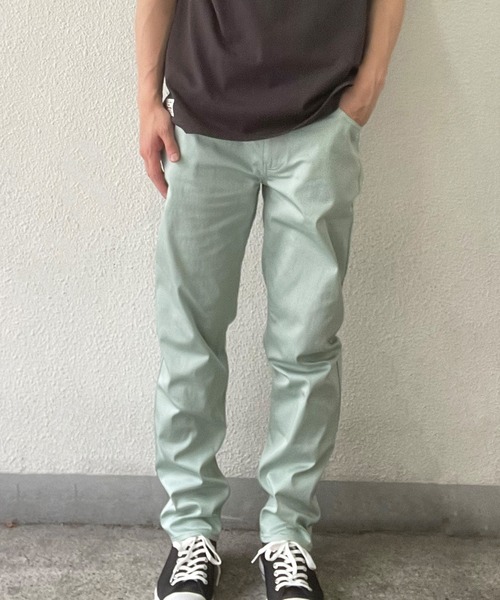 ikka（イッカ）の「【接触冷感】接触冷感イージー5ポケットパンツ（その他パンツ・メンズ・オフホワイト/ベージュ/グレー/ネイビー/ミント/ブルー・L/M/XL/S）」の4枚目の写真