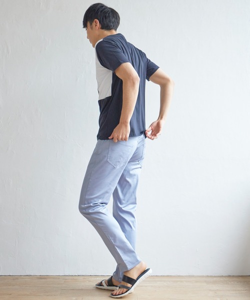 ikka（イッカ）の「【接触冷感】接触冷感イージー5ポケットパンツ（その他パンツ・メンズ・オフホワイト/ベージュ/グレー/ネイビー/ミント/ブルー・L/M/XL/S）」の19枚目の写真