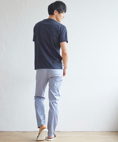 ikka（イッカ）の「【接触冷感】接触冷感イージー5ポケットパンツ（その他パンツ・メンズ・オフホワイト/ベージュ/グレー/ネイビー/ミント/ブルー・L/M/XL/S）」の20枚目の写真