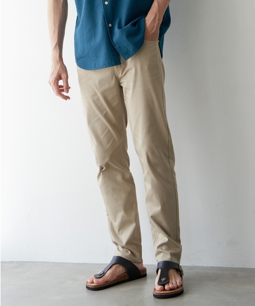 ikka（イッカ）の「【接触冷感】接触冷感イージー5ポケットパンツ（その他パンツ・メンズ・オフホワイト/ベージュ/グレー/ネイビー/ミント/ブルー・L/M/XL/S）」の15枚目の写真