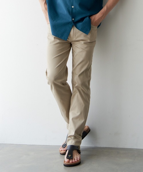 ikka（イッカ）の「【接触冷感】接触冷感イージー5ポケットパンツ（その他パンツ・メンズ・オフホワイト/ベージュ/グレー/ネイビー/ミント/ブルー・L/M/XL/S）」の17枚目の写真