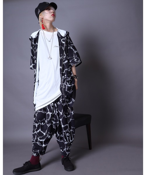 AFYF（エーエフワイエフ）の「【セットアップ対応】AFYF ICOND.B ZIP PARKA/ビッグシルエット イコン ダークベアー ZIPパーカー（パーカー・レディース・ブラック/ホワイト系その他/ブラック系その他・FREE）」の7枚目の写真