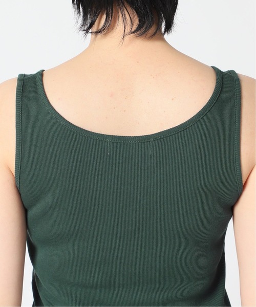 SLOBE IENA（スローブイエナ）の「リブニュアンスタンクトップ【手洗い可能】◆（タンクトップ・レディース・ブラック/ピンク/グリーン/アイボリー・FREE）」の5枚目の写真