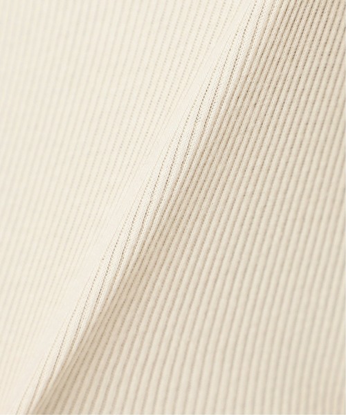 SLOBE IENA（スローブイエナ）の「リブニュアンスタンクトップ【手洗い可能】◆（タンクトップ・レディース・ブラック/ピンク/グリーン/アイボリー・FREE）」の6枚目の写真