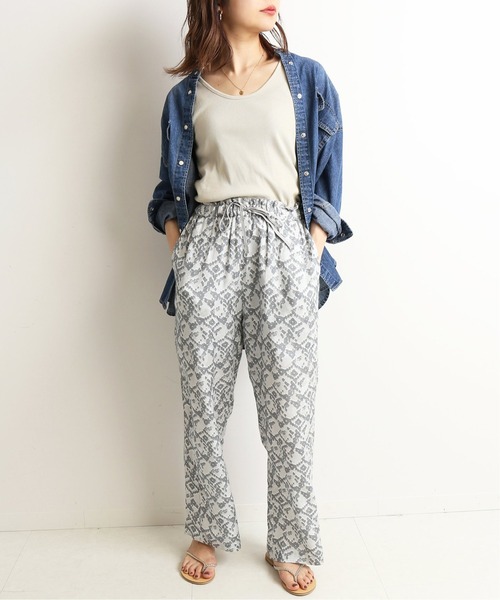 SLOBE IENA（スローブイエナ）の「リブニュアンスタンクトップ【手洗い可能】◆（タンクトップ・レディース・ブラック/ピンク/グリーン/アイボリー・FREE）」の20枚目の写真