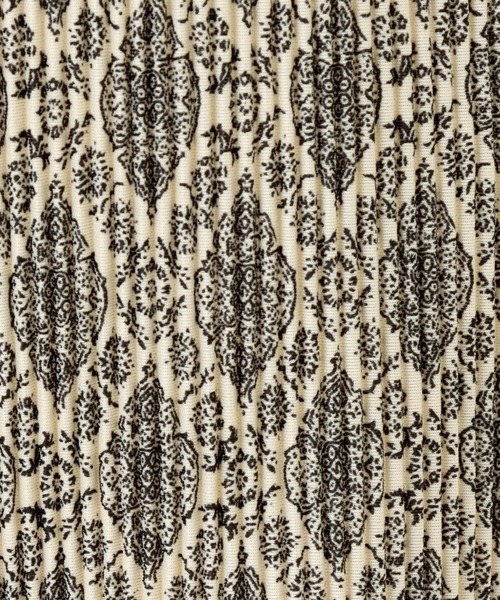 libelle more(リベル モア)の「カットスムース ダマスク柄クリスタルプリーツパンツ(その他パンツ・レディース・ブラック/オフホワイト・L/M)」の7枚目の写真