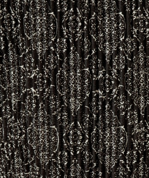 libelle more(リベル モア)の「カットスムース ダマスク柄クリスタルプリーツパンツ(その他パンツ・レディース・ブラック/オフホワイト・L/M)」の16枚目の写真