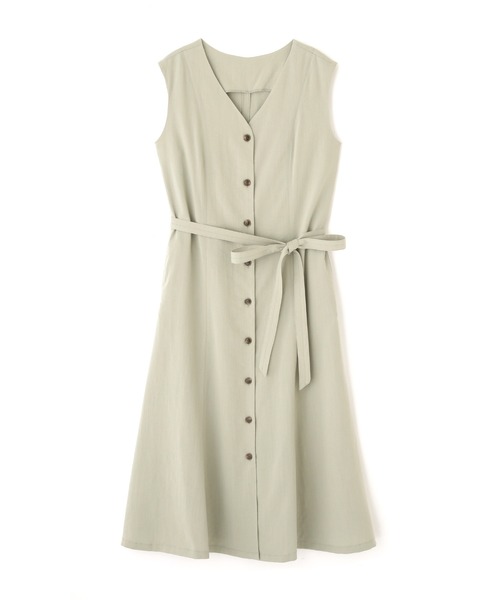 FREE'S MART（フリーズマート）の「◆前後2WayVネックマーメイドガウンワンピース（ワンピース・レディース・ブラック/ベージュ/グリーン・FREE）」の10枚目の写真