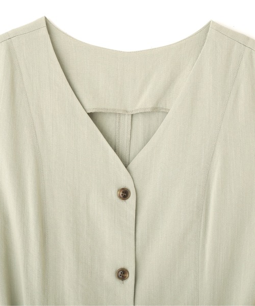 FREE'S MART（フリーズマート）の「◆前後2WayVネックマーメイドガウンワンピース（ワンピース・レディース・ブラック/ベージュ/グリーン・FREE）」の12枚目の写真