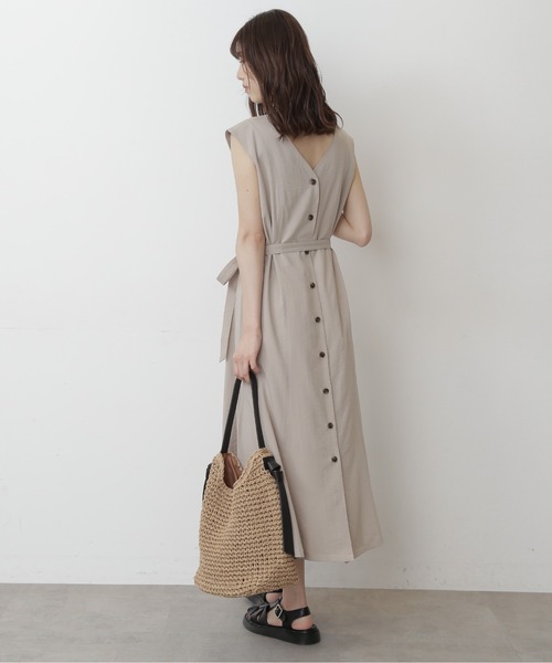 FREE'S MART（フリーズマート）の「◆前後2WayVネックマーメイドガウンワンピース（ワンピース・レディース・ブラック/ベージュ/グリーン・FREE）」の7枚目の写真