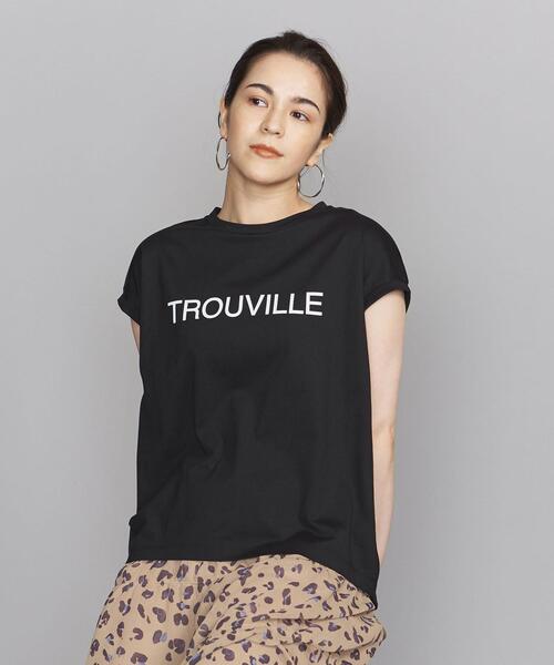 BEAUTY&YOUTH UNITED ARROWS（ビューティーアンドユースユナイテッドアローズ）の「BY コットン天竺フレンチスリーブプリントTシャツ◆（Tシャツ/カットソー・レディース・ホワイト/ブラック/ベージュ・FREE）」の17枚目の写真