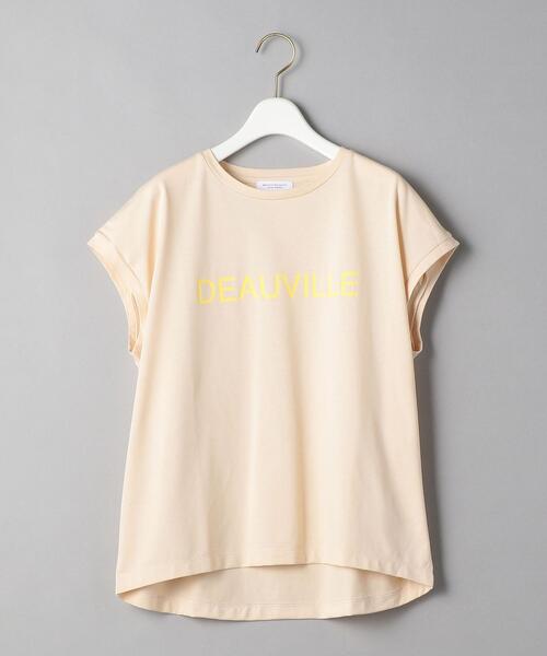 BEAUTY&YOUTH UNITED ARROWS（ビューティーアンドユースユナイテッドアローズ）の「BY コットン天竺フレンチスリーブプリントTシャツ◆（Tシャツ/カットソー・レディース・ホワイト/ブラック/ベージュ・FREE）」の19枚目の写真