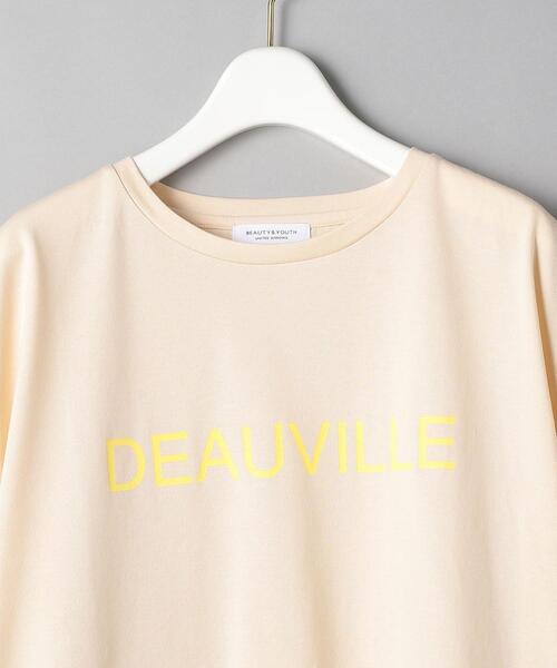 BEAUTY&YOUTH UNITED ARROWS（ビューティーアンドユースユナイテッドアローズ）の「BY コットン天竺フレンチスリーブプリントTシャツ◆（Tシャツ/カットソー・レディース・ホワイト/ブラック/ベージュ・FREE）」の21枚目の写真