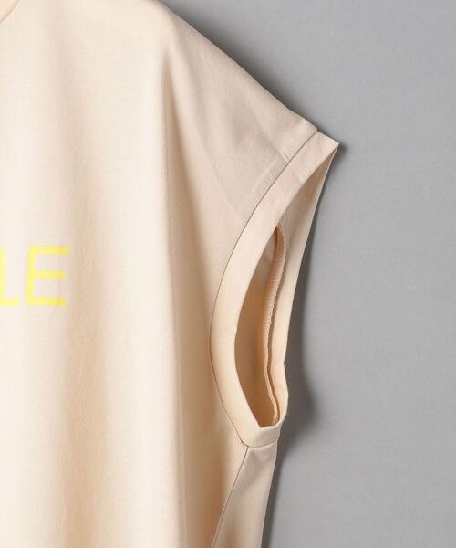 BEAUTY&YOUTH UNITED ARROWS（ビューティーアンドユースユナイテッドアローズ）の「BY コットン天竺フレンチスリーブプリントTシャツ◆（Tシャツ/カットソー・レディース・ホワイト/ブラック/ベージュ・FREE）」の22枚目の写真