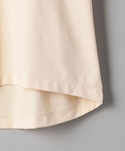 BEAUTY&YOUTH UNITED ARROWS（ビューティーアンドユースユナイテッドアローズ）の「BY コットン天竺フレンチスリーブプリントTシャツ◆（Tシャツ/カットソー・レディース・ホワイト/ブラック/ベージュ・FREE）」の5枚目の写真