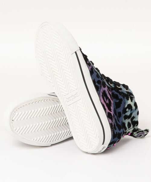 Desigual(デシグアル)の「レオパード柄 ハイカットスニーカー(スニーカー・レディース・ブルー・24.5cm/25.0cm/23.5cm/24.0cm/25.5cm/23.0cm)」の3枚目の写真