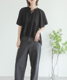 SENSE OF PLACE by URBAN RESEARCH | フレアスリーブスキッパーブラウス(シャツ/ブラウス)