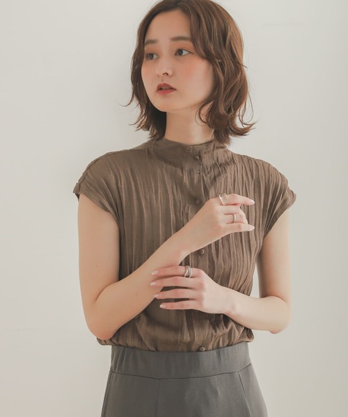 SENSE OF PLACE by URBAN RESEARCH（センスオブプレイスバイアーバンリサーチ）の「ワッシャーハイネックトップ（Tシャツ/カットソー・レディース・ブラック/モカ/ライトベージュ・ONE）」の22枚目の写真