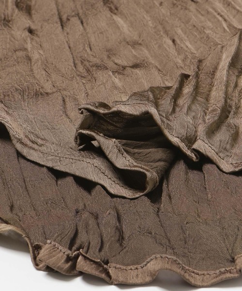 SENSE OF PLACE by URBAN RESEARCH（センスオブプレイスバイアーバンリサーチ）の「ワッシャーハイネックトップ（Tシャツ/カットソー・レディース・ブラック/モカ/ライトベージュ・ONE）」の5枚目の写真