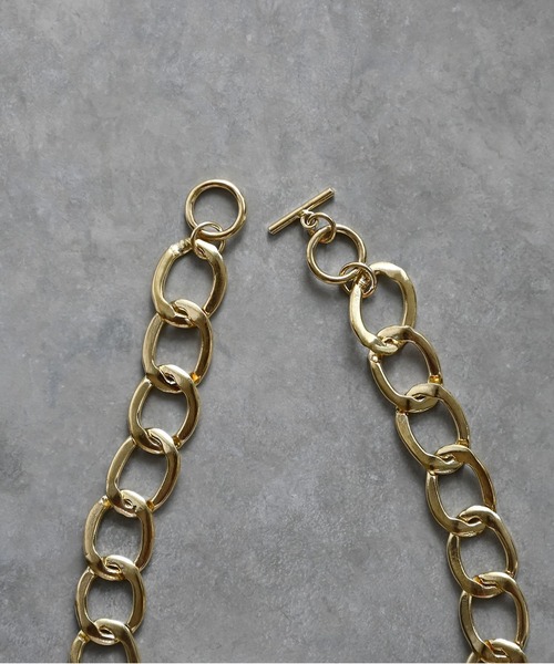 Editors Draw（エディターズドロー）の「ブラスチェーンネックレス【 Ria. Jaysmee/リアジェイズミー】（ネックレス・レディース・ゴールド・ONE SIZE）」の4枚目の写真