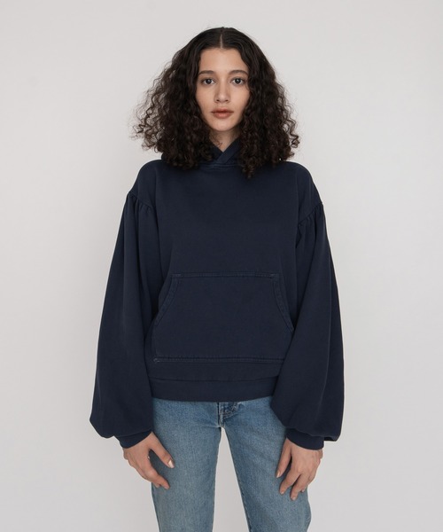 Levi's(リーバイス)の「LEVI'S(R) MADE & CRAFTED(R) SHIRRING フーディー(パーカー・レディース・ブルー・S/M/XS)」の22枚目の写真