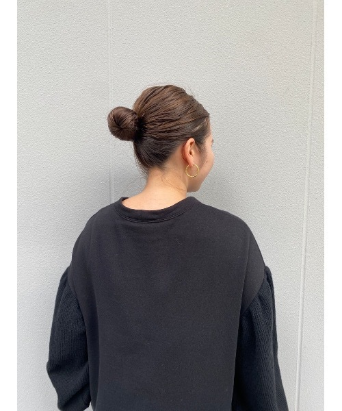 BEARDSLEY（ビアズリー）の「ボリューム袖裏毛ワンピース（ワンピース・レディース・ブラック/グレー・FREE）」の21枚目の写真