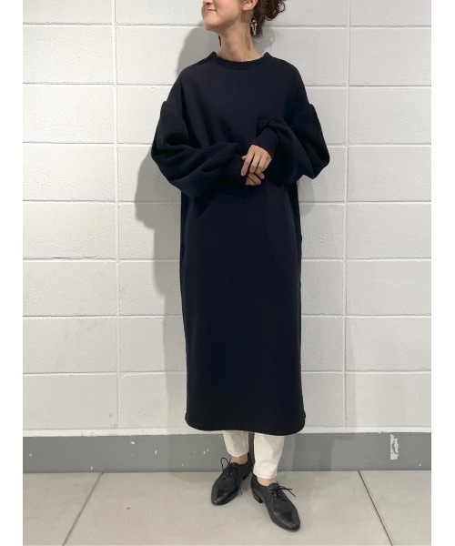 BEARDSLEY（ビアズリー）の「ボリューム袖裏毛ワンピース（ワンピース・レディース・ブラック/グレー・FREE）」の17枚目の写真