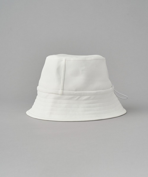 GUACAMOLE(ガカモレ)の「Functional stretch bucket hat(ハット・メンズ・グレー/オレンジ/チャコールグレー/ホワイト/ライトグレー/ホワイト×ピンク/ブラック/イエロー・FREE)」の9枚目の写真