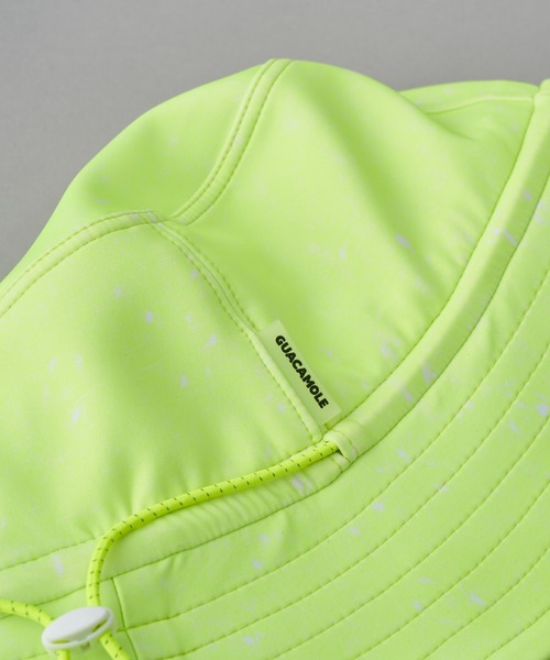 GUACAMOLE(ガカモレ)の「Functional stretch bucket hat(ハット・メンズ・グレー/オレンジ/チャコールグレー/ホワイト/ライトグレー/ホワイト×ピンク/ブラック/イエロー・FREE)」の20枚目の写真