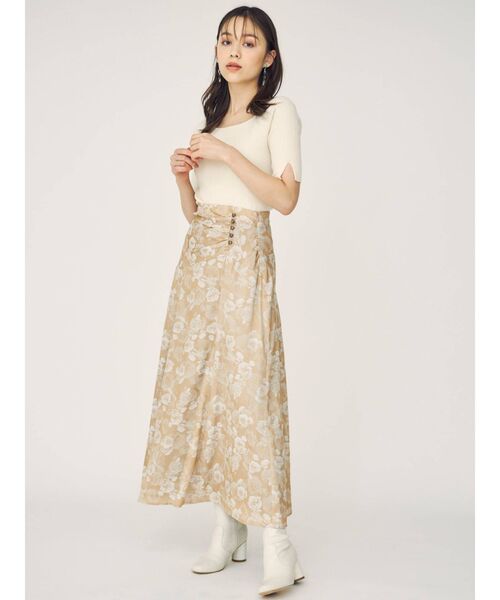 MERCURYDUO（マーキュリーデュオ）の「2WAYコンパクトVネックリブニット（ニット/セーター・レディース・ブルー/ブラック/ピンク/アイボリー・FREE）」の10枚目の写真