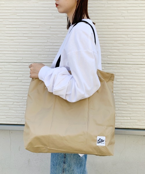 Drifter(ドリフター)の「Drifter(ドリフター) / ECO TOTE M(トートバッグ・レディース・ベージュ/ブラウン/レオパード・FREE)」の2枚目の写真