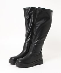 koe | タンクソールストレッチロングブーツ**(ブーツ)