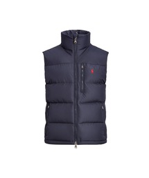 PoloRalphLaurenポロラルフローレンレザードッキングダウンベストXL POLO RALPH LAUREN - ポロ ラルフローレン ダウンベストの通販