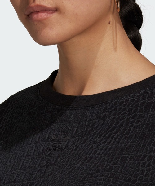 adidas（アディダス）の「スウェット [SWEAT] アディダスオリジナルス（スウェット・レディース・ブラック/ブラック系その他・SMALL/MEDIUM/LARGE/X-LARGE/XX-LARGE/X-SMALL）」の9枚目の写真