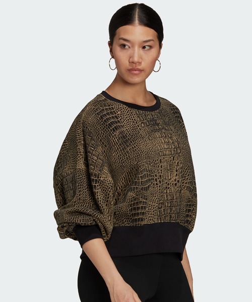 adidas（アディダス）の「スウェット [SWEAT] アディダスオリジナルス（スウェット・レディース・ブラック/ブラック系その他・SMALL/MEDIUM/LARGE/X-LARGE/XX-LARGE/X-SMALL）」の3枚目の写真