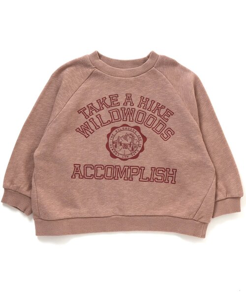 BREEZE（ブリーズ）の「カレッジリンクトレーナー（スウェット・キッズ・チャコール/レインボー/ネイビー/ピンク/ミント/サックスブルー/アイボリー/キナリ/ブラウン・120/130/110/140/150/100/90）」の8枚目の写真