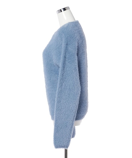 INED CLARO（イネドクラロ）の「《INED CLARO》シャギープルオーバー（ニット/セーター・レディース・グレー/ブルー/アイボリー・フリー）」の11枚目の写真